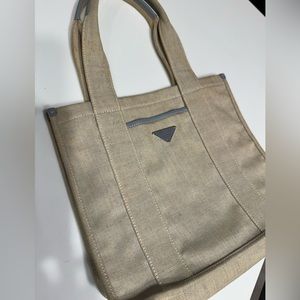Prada canvas tote